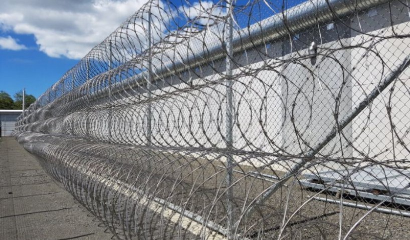 Lưới hàng rào kẽm gai kết hợp lưới thép 